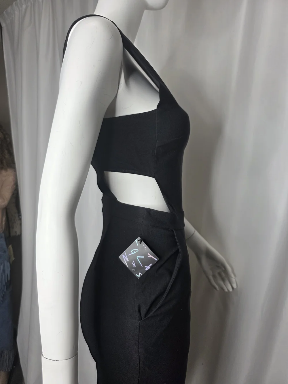 NASTY GAL Black Sleeveless Jumpsuit - Picture 10 of 11